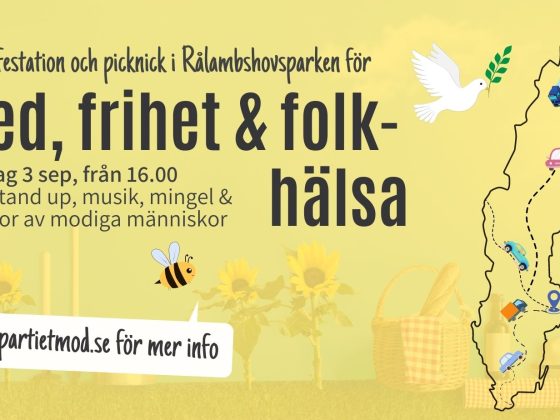 Fred, frihetsmanifestation (facebook omslagsbild)