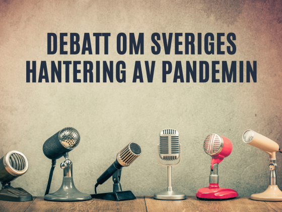Debatt om sveriges hantering av pandemin