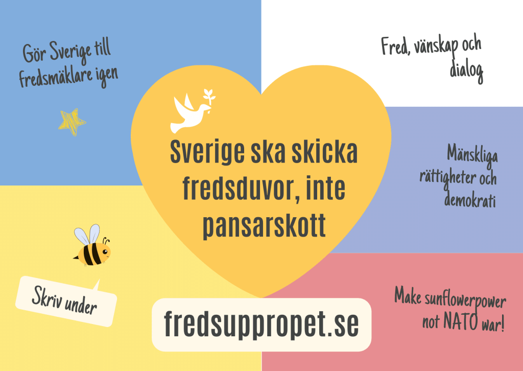 Stötta fredsförhandlingar, skänk en gåva till spridning av fredsuppropet 1 Affisch ukraina (148 × 105 mm) (1)