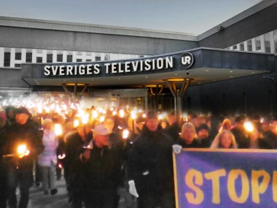 Lö, 3 februari, kl 16 Tessinparken - Demonstration för saklig och balanserad public service, MoDs partiledare en av talarna 9 Demo svt kärleksmanifestation