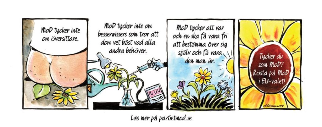 Serien om MoD finns nu att ladda ner för spridning digitalt eller för utskrift! 8 mod serien frg strip 4
