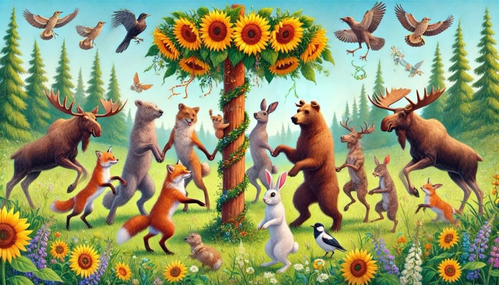 Glad midsommar önskar vi från MoD! | Lyssna på Mod-låten av Jan Lindberg när du behöver pepp i sommar 3 Midsommar med solrosstång stor