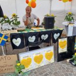 2022 07 06 med i mod i almedalen vårt första år. gustaf rydelius hålle låda