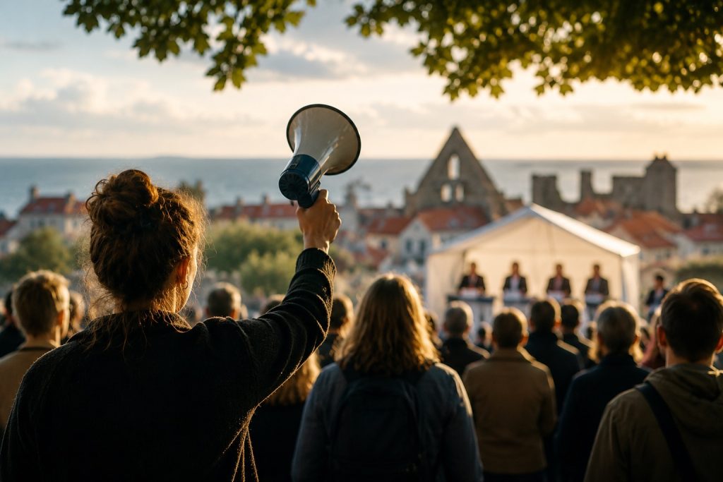 Mod i almedalen frihet och det oppna samhallet