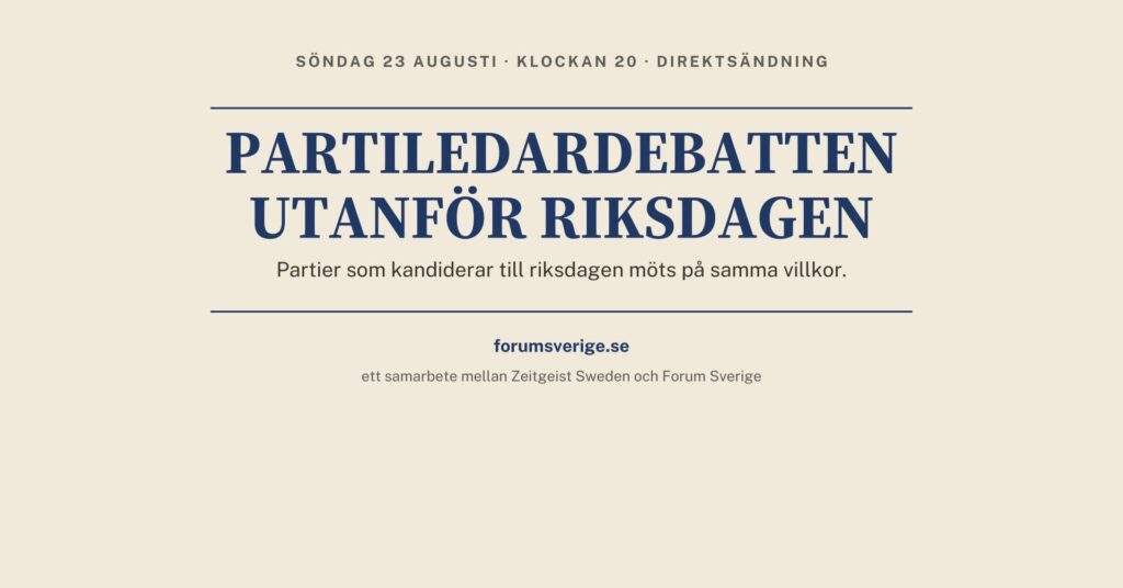 Se gustaf rydelius i partiledardebatten