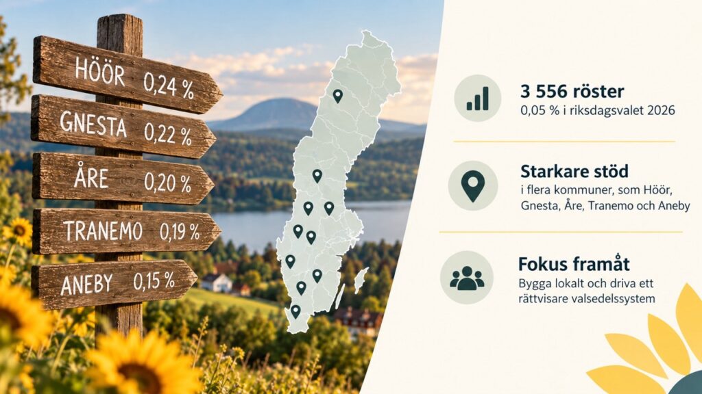 Mod efter valet lokala resultat visar vagen framat