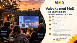 Valvaka med MoD 13 sep 2026