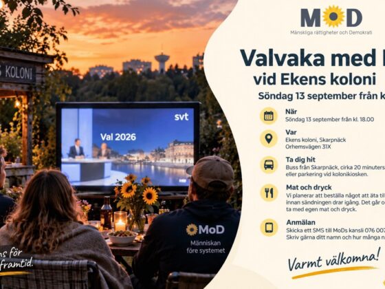Valvaka med MoD 13 sep 2026