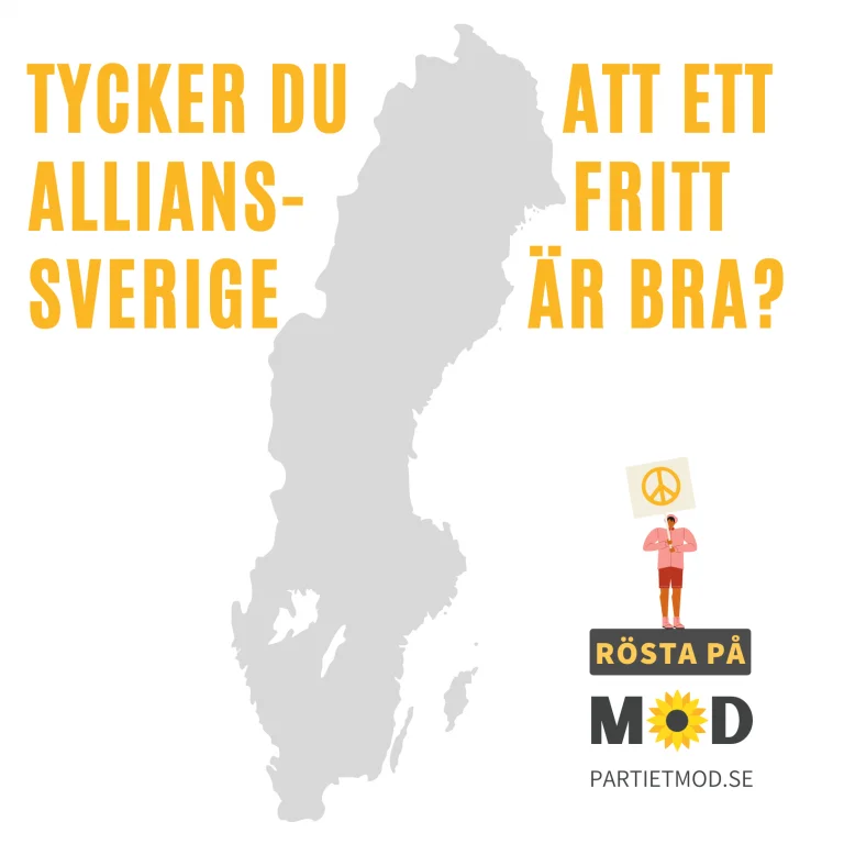 ☮️ Vad tror du är bäst för Sveriges säkerhet, Nato eller alliansfrihet? 🌻