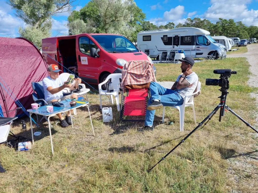 Binjam och Peter Wahlbeck