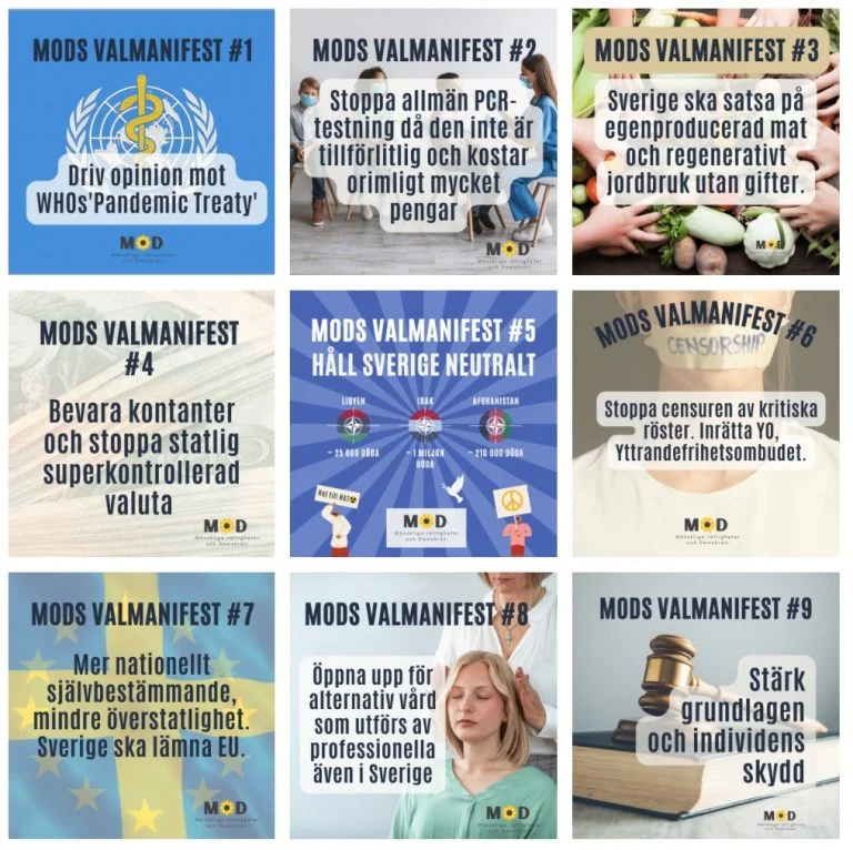 MoDs 10 viktigaste frågor​, när medlemmarna får bestämma