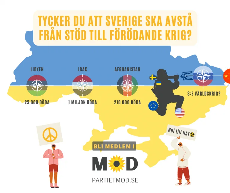 Vi behöver en stark fredsrörelse för att få stopp på kriget i Ukraina, vart är ni?