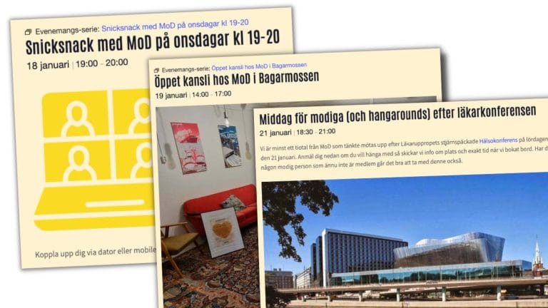 Det här händer i veckan med MoD | Boka in i kalendern!