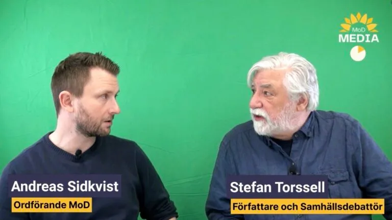 Andreas Sidkvist i samtal med Stefan Torssell om den hotade mötesfriheten, korrupt partikultur och NATOs mål