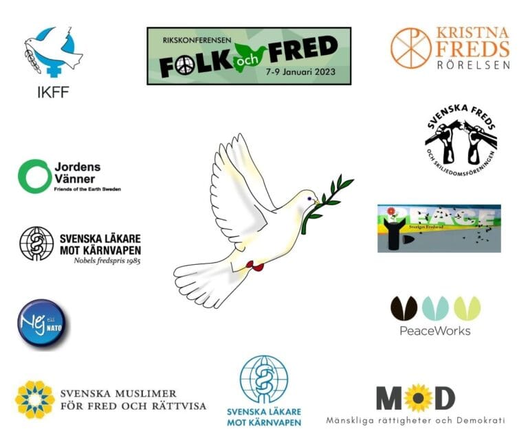 3 200 svenskar har nu skrivit under fredsuppropet – hjälp oss bli 30 ggr fler!