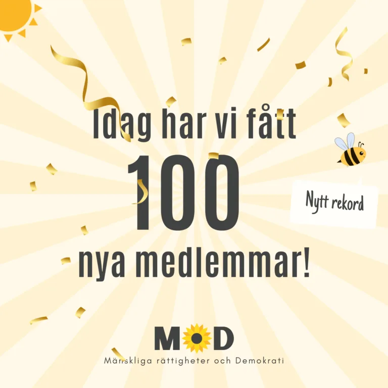 Nytt medlemsrekord för MoD, över 500 nya medlemmar sedan vi drog igång kampanjen för att dubbla MoD!