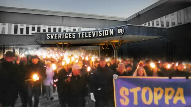 Lö, 3 februari, kl 16 Tessinparken – Demonstration för saklig och balanserad public service, MoDs partiledare en av talarna