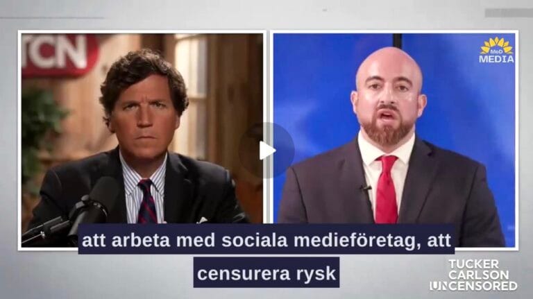Militärstyre genom censur: Hur USA:s säkerhetsapparat styr information och påverkar val – Tucker Carlsson intervjuar Mike Benz