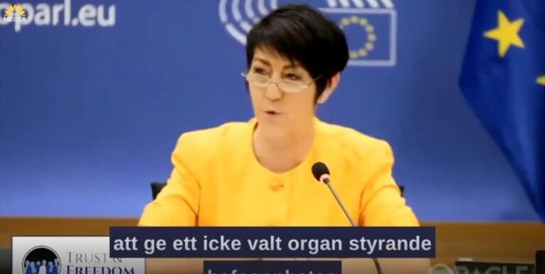 Christine Andersson mobiliserar för demokrati: En kraftfull uppmaning mot globala maktövertaganden i EU-parlamentet