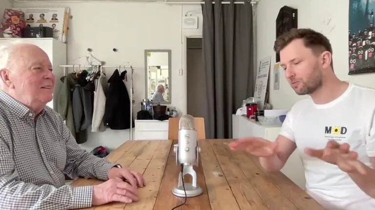 Sten Lindahl, 87 år, pensionerad byggfackstjänsteman, Årsta – Intervju med MoDs äldsta EU-kandidat