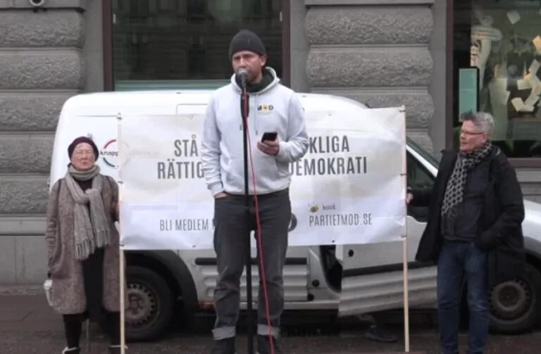 Tänk om..! Tal på fredsmanifestation av Andreas Sidkvist, partiledare MoD