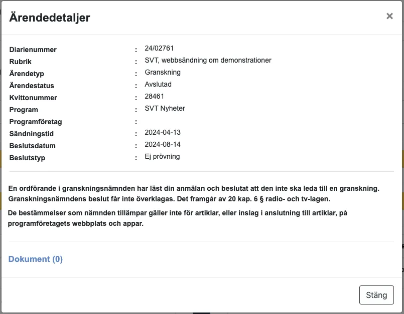 granskningsnamndens motivering arende 28461 skarmavbild 2025 02 19 kl 091334