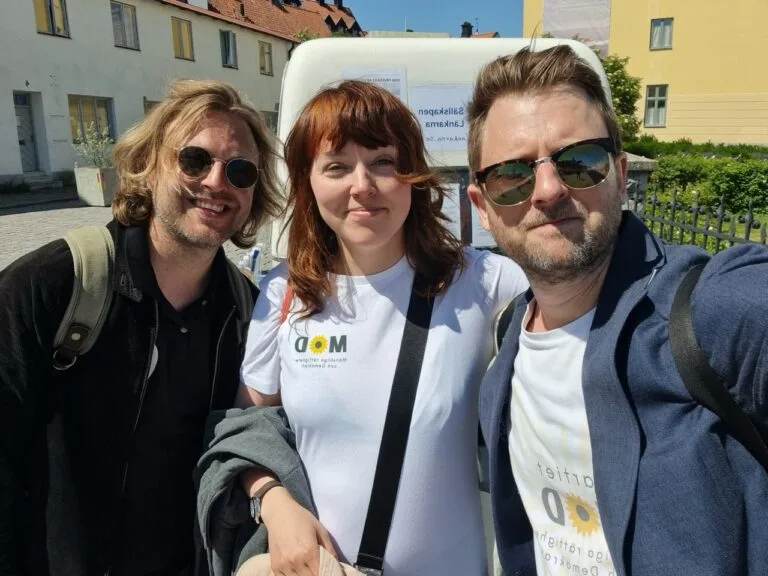 MoD i Almedalen 2025, Gustaf Rydelius, Mirre och Andreas Sidkvist