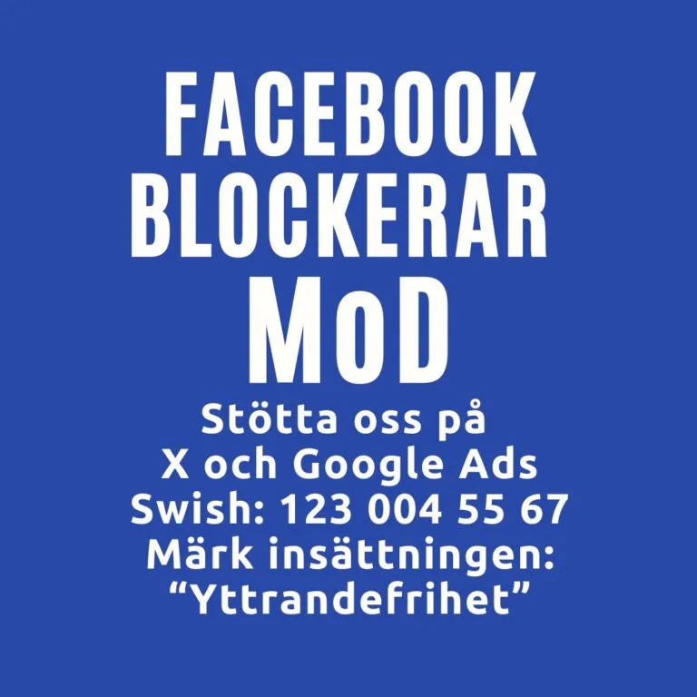 Facebook fortsätter blockera MoD - trots löften om yttrandefrihet 1 Facebook fortsätter blockera MoD – trots löften om yttrandefrihet