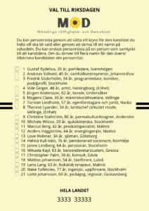riksdagsvalet 2026 preliminart nr